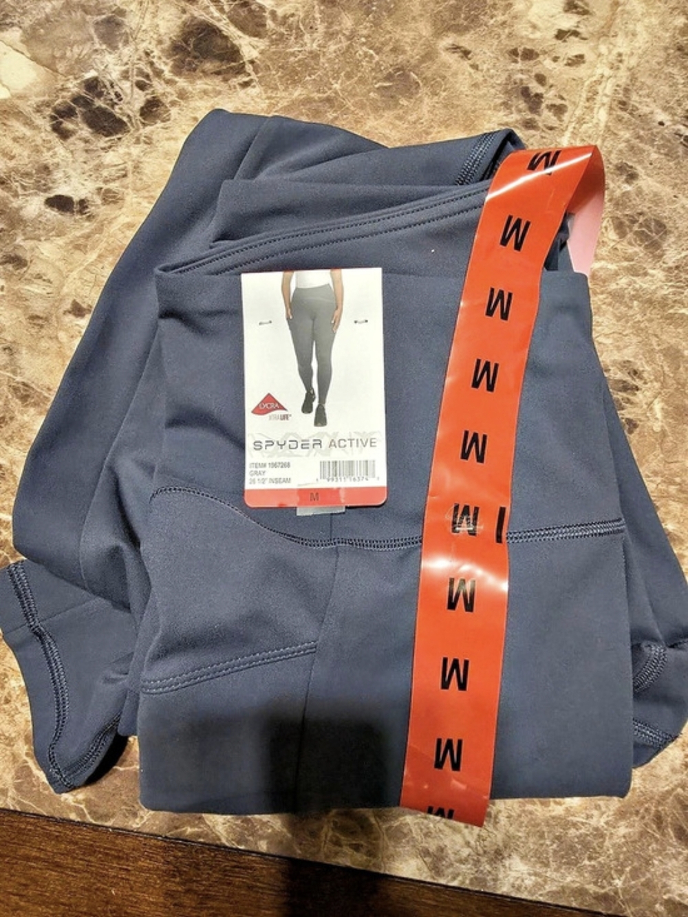 Spyder Active Leggings Athletic Leggings in Gray Size Medium NWT